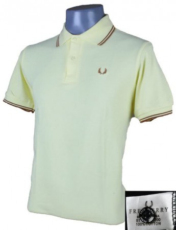 Polo Fred Perry - Beje/Castanho
